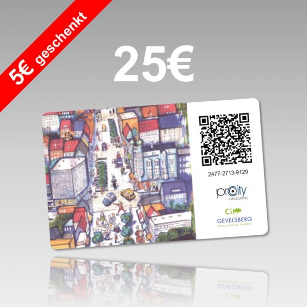 Aktion: 25 Euro ProCity-Gutschein