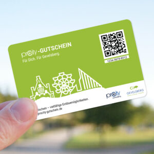 ProCity-Gutschein mit Einsteckkarte (per Post nach Hause)
