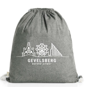 Stoff-Rucksack dunkelgrau